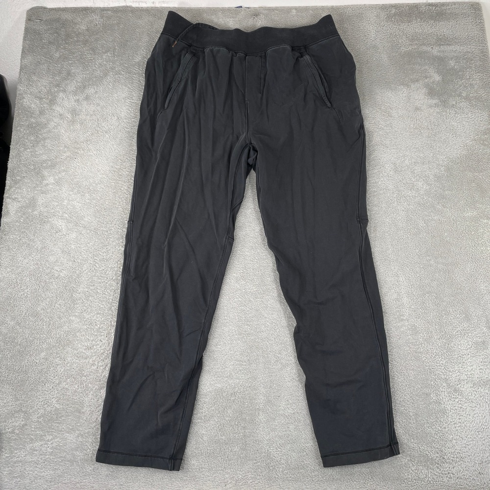 Lululemon ABC Jogger Pants Mens 2XL Black Tapered Athletic Stretch Lounge